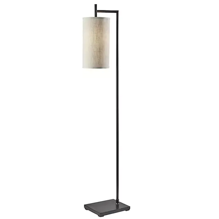 Leon Black Metal Floor Lamp