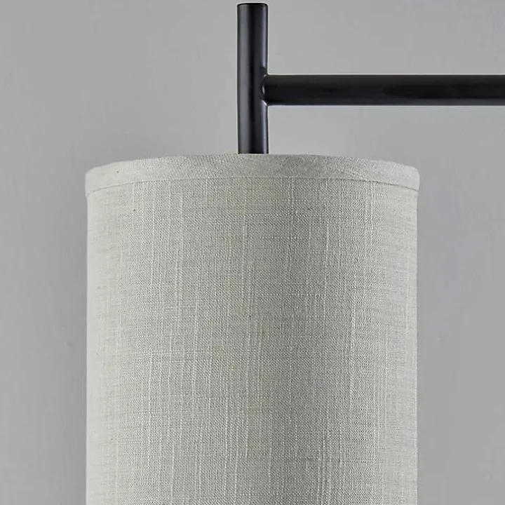 Leon Black Metal Floor Lamp