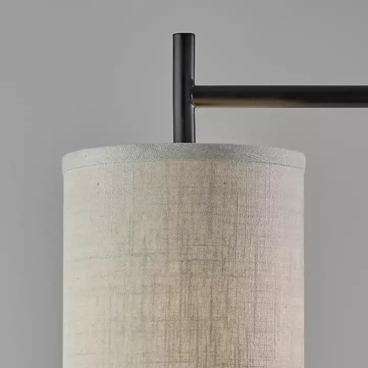 Leon Black Metal Floor Lamp