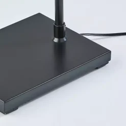 Leon Black Metal Floor Lamp