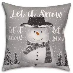 Let It Snow Christmas Pillow