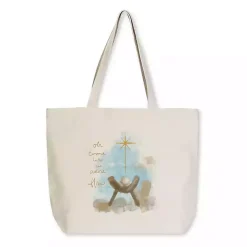 Let us Adore Him Canvas Tote Bag
