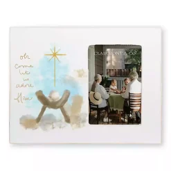 Let Us Adore Him Christmas Picture Frame, 4x6