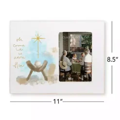 Let Us Adore Him Christmas Picture Frame, 4x6