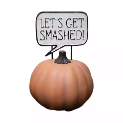 Let’s Get Smashed Metal Halloween Yard Sign