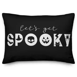Lets Get Spooky Throw Pillow