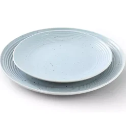 Light Blue Emilia Stoneware 16-pc. Dinnerware Set