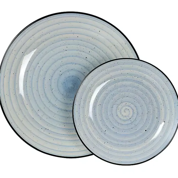 Light Blue Gia Stoneware 24-pc. Dinnerware Set