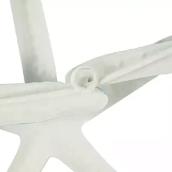 Light Blue Metal Overlapping Starfish Wall Plaque