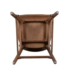 Light Brown Mid-Century Modern Bar Stool