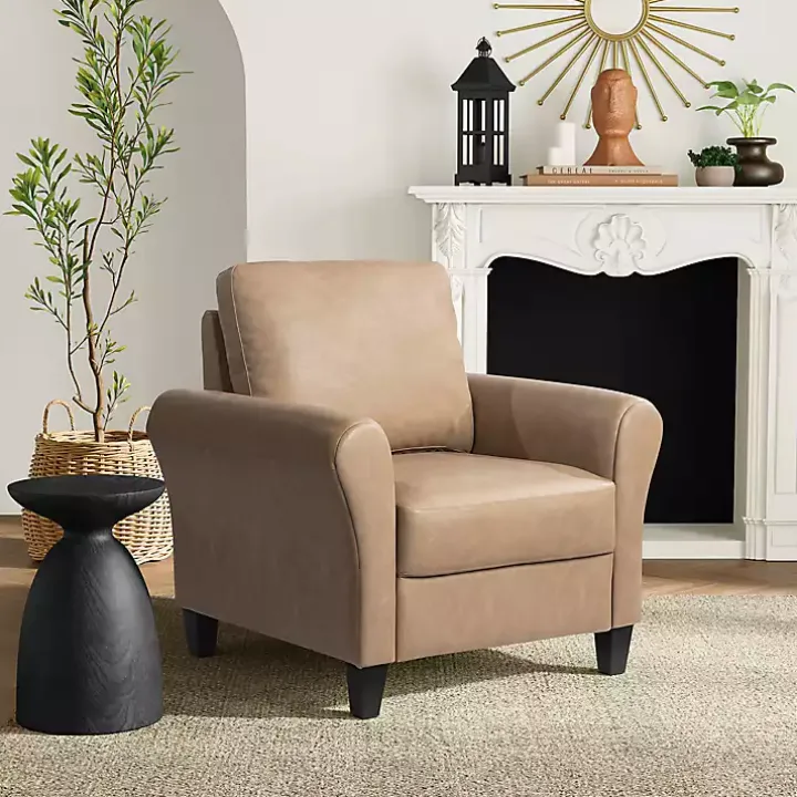 Light Brown Walter Accent Chair