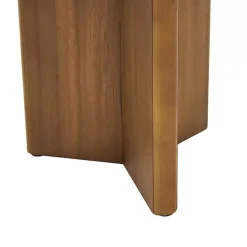 Light Brown Wood Modern Accent Tables, Set of 2