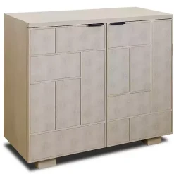 Light Cream Shagreen Tiled Cabinet