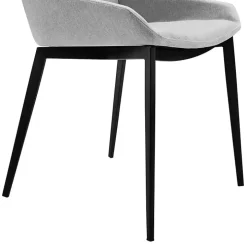 Light Gray Kenna Dining Chairs, Set of 2