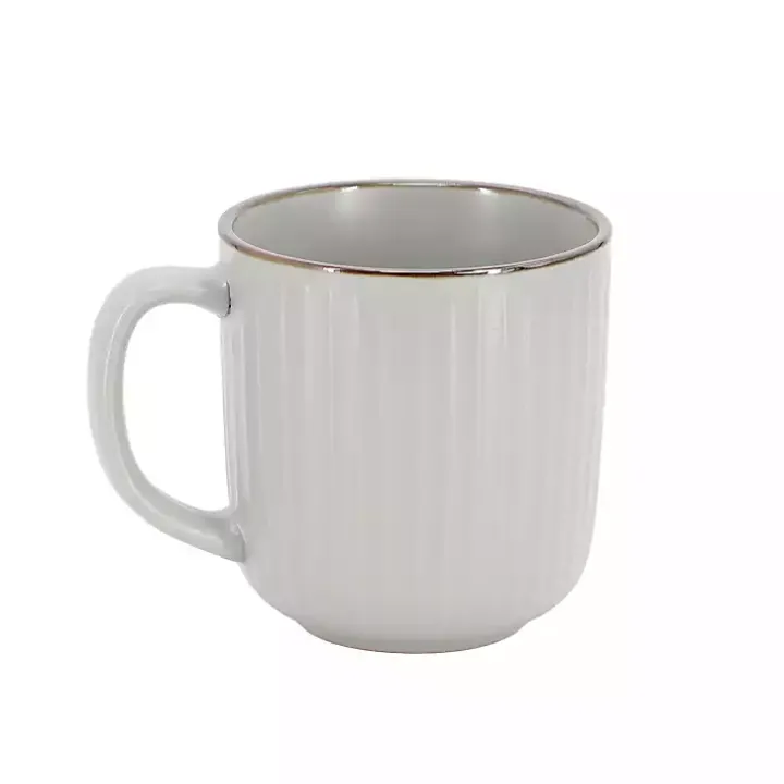 Light Gray Leo Stoneware 16-pc. Dinnerware Set