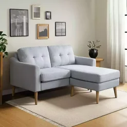 Light Gray 2-pc. Loveseat & Ottoman Set