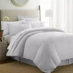 Light Gray 3-pc. Ultra Soft Twin Duvet Cover Set