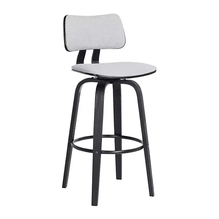 Light Gray Pico Swivel Counter Stool