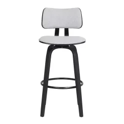 Light Gray Pico Swivel Counter Stool