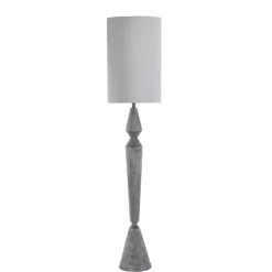 Light Gray Tapered Bulwell Floor Lamp