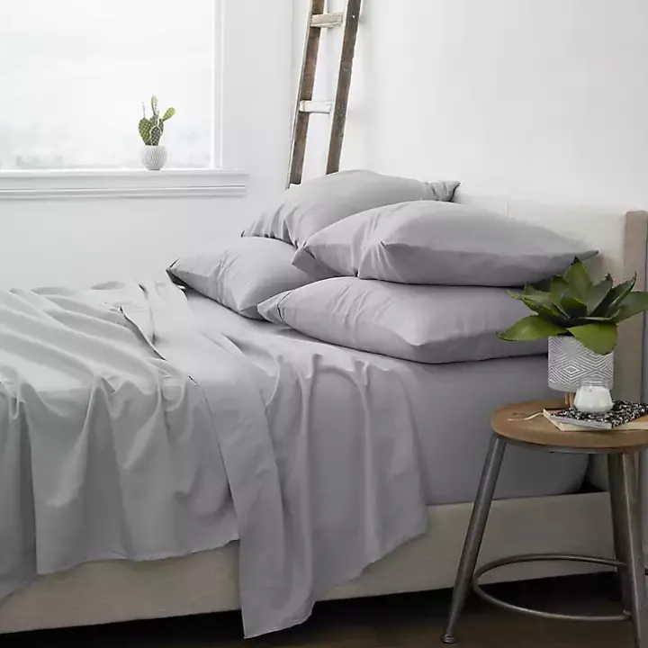 Light Gray Ultra Soft 6-pc. King Sheet Set