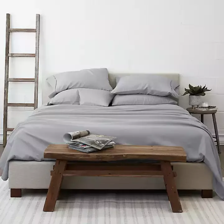 Light Gray Ultra Soft 4-pc. Twin Sheet Set