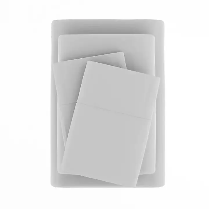 Light Gray Ultra Soft 3-pc. Twin Sheet Set