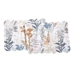 Lina Floral Scalloped Table Runner