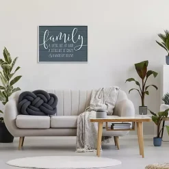 Loud Family Framed Giclee Canvas Art Print