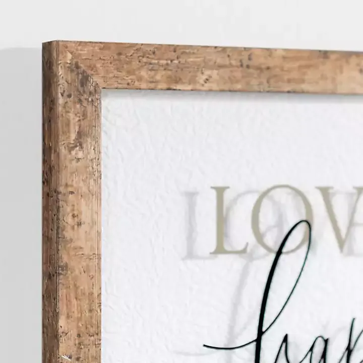 Love Builds a Happy Home Wall Plaque