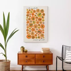 Love Fall Most of All Pumpkins Canvas Art Print