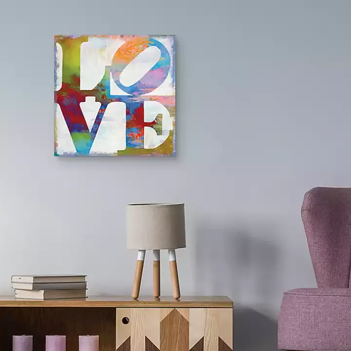 Love in Color Canvas Art Print