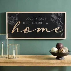 Love Makes This House a Home Wall Plaque