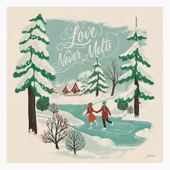 Love Never Melts Canvas Art Print