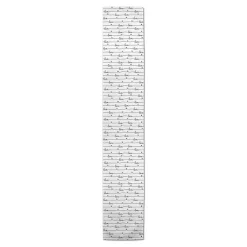Love Script Pattern Table Runner, 90 in.