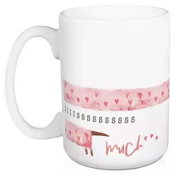 Love You This Much Dachshund Mugs, Set of 2