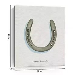 Lucky Horseshoe Canvas Art Print