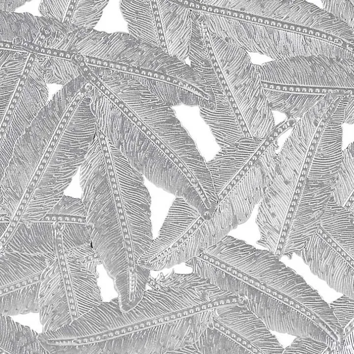 Madison Park Iron Feathers Wall Plaques, Set of 3