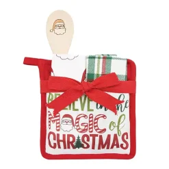 Magic of Christmas 4-pc. Pot Holder and Towel Set