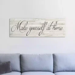 Make Yourself at Home Canvas Art Print