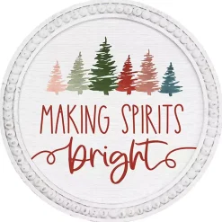 Making Spirits Bright Wall Plaque