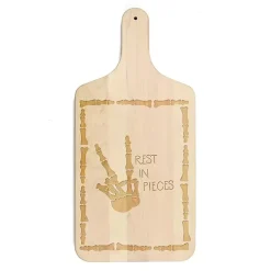 Maple Rest in Pieces Halloween Cutting Board
