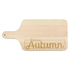 Maple Wood Welcome Autumn Cutting Board