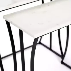 Marble Nesting Accent Tables, Set of 2
