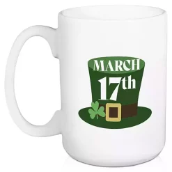 March 17th Shamrock Mugs, Set of 2