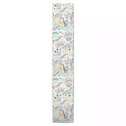 Mardi Gras Party Table Runner, 90 in.