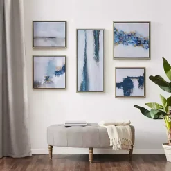 Martha Stewart Blue Drift 5-pc. Framed Art