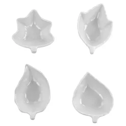 Martha Stewart Ceramic Leaf Dishes, Set of 4