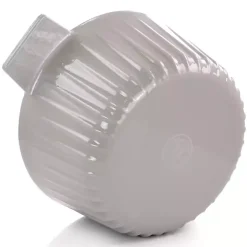 Martha Stewart Gray Ribbed 5 Quart Dutch Oven