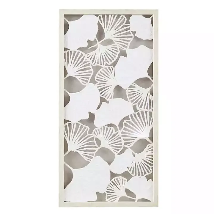 Martha Stewart Rice Paper Ginkgo Leaf Wall Plaque